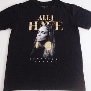 Jennifer Lopez All I Have Los Vegas black Tee